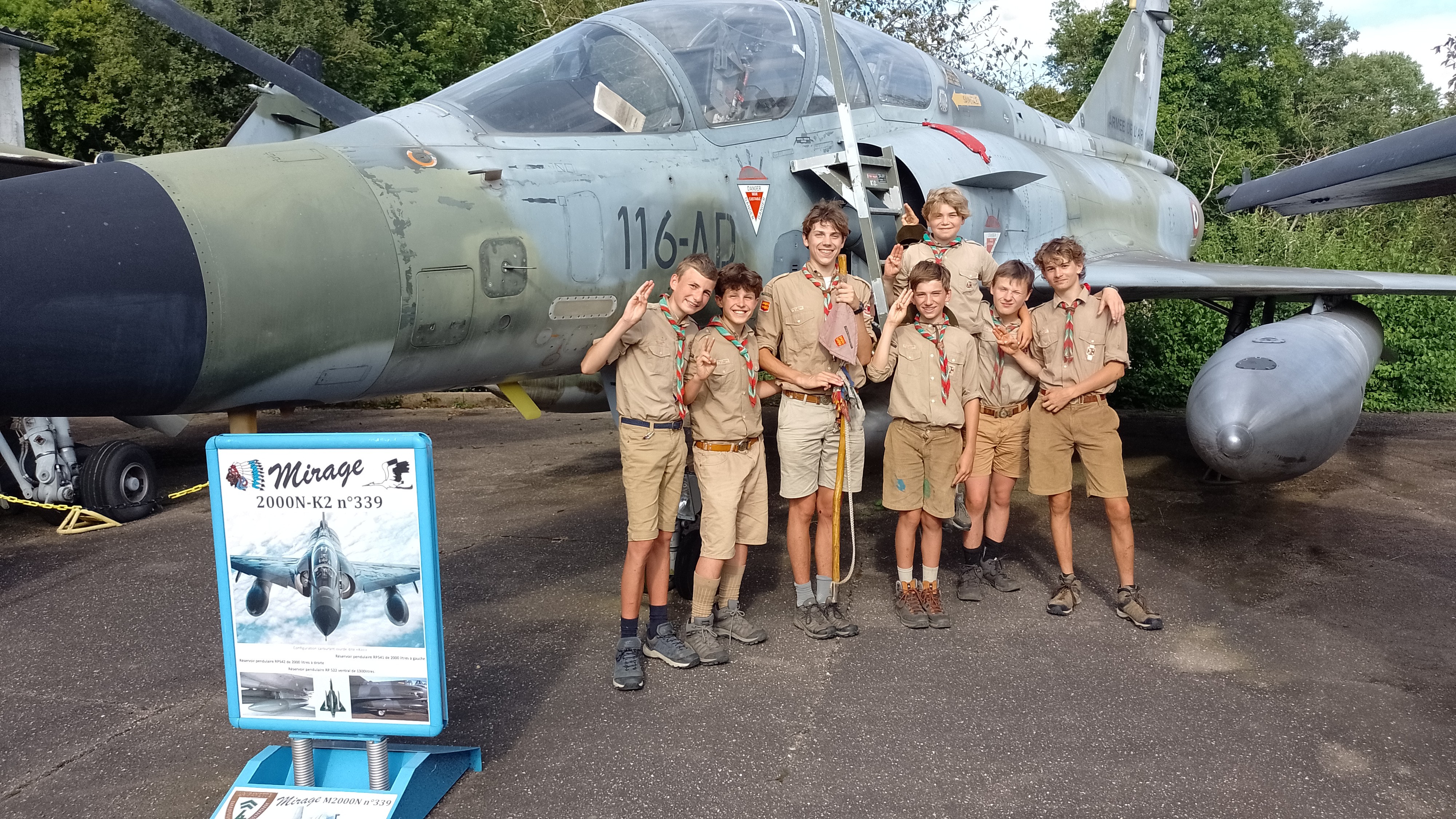 22 juil 2024 visite scouts