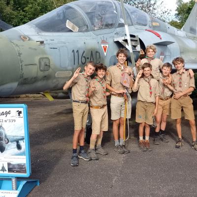 22 juil 2024 visite scouts